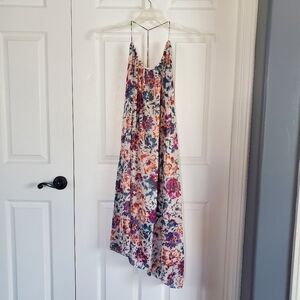 Zara Floral High Low Dress - Multicolor